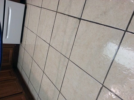 Tile Grout Cleaning Before